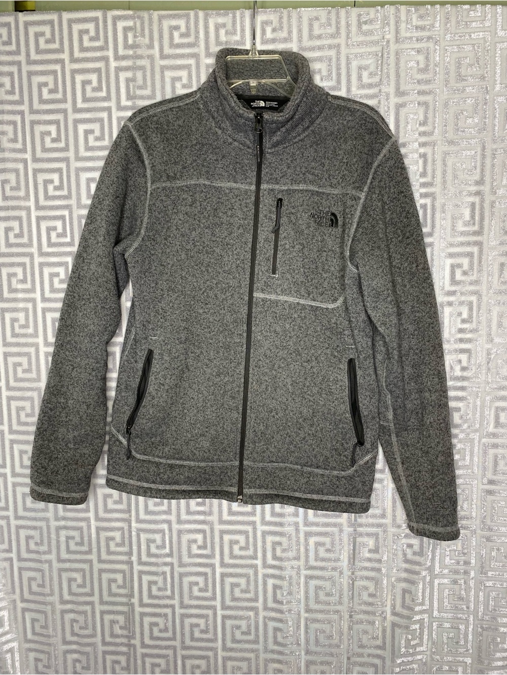 The North face zip up fleece jacket size small